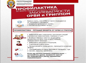 Памятка: Профилактика гриппа и ОРВИ. Памятка: Профилактика гриппа и ОРВИ.